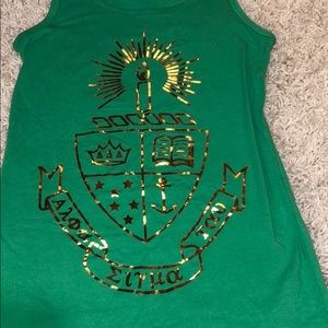 Alpha Sigma Tau crest tank